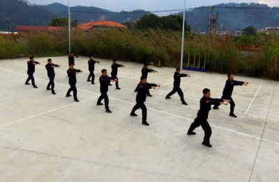 大埔公安开展警体演练活动：以练促战，锤炼本领