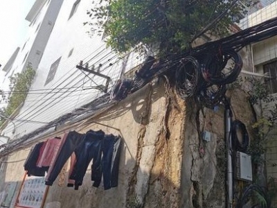 晾衣绳？电缆线！