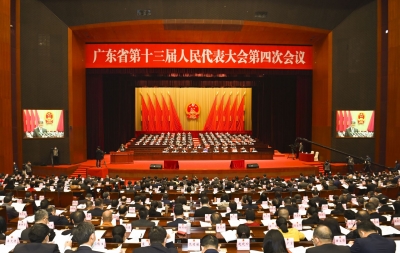 省十三届人大四次会议举行第二次全体会议，李玉妹作省人大常委会工作报告