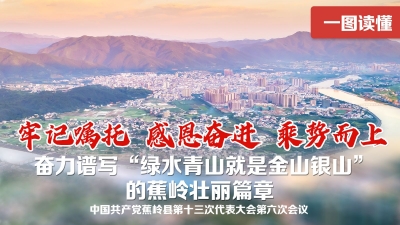 一图读懂丨奋力谱写“绿水青山就是金山银山”的壮丽篇章，蕉岭将这样做