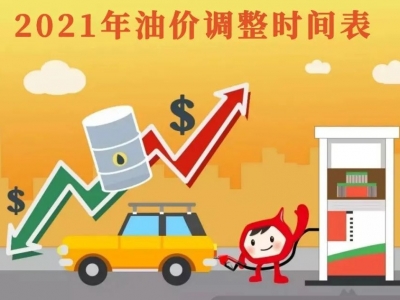 2021全年油价调整时间表出炉！