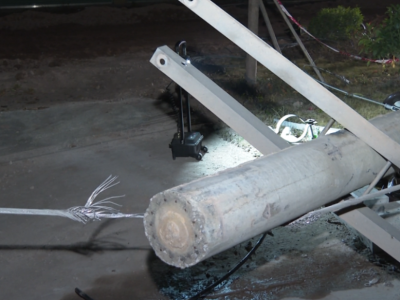 咔！施工挖断高压线杆，五华8000户居民停电！