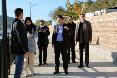 朱国城到长沙镇调研：实现碧道景观与文化双提升