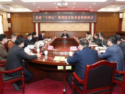 丰顺县委“十四五”规划建议征求意见座谈会召开