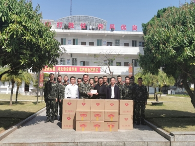 新春，他们给兴宁市武警中队官兵送来温暖和祝福！