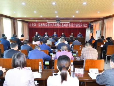 罗盛芬参加市委政法委巡察反馈会：扎实抓好巡察整改 推动政法工作高质量发展