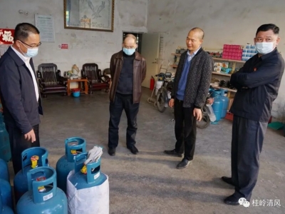 蕉岭县领导到广福镇开展节前检查