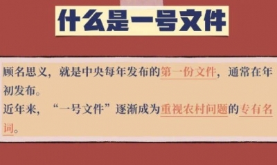 2021年中央一号文件发布，历年一号文件重点都为你划出来了