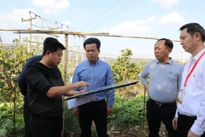 朱汉东带队调研三河坝战役纪念园红色教育基地提升改造工程