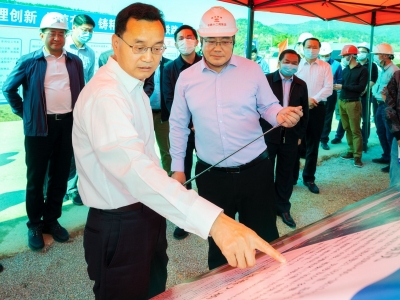 张爱军率队调研梅龙高铁项目建设：路地精诚合作 打造高铁精品标杆项目 