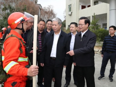 省、市督导组一行到丰顺县督导森林防灭火工作