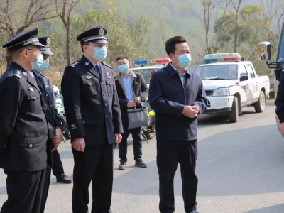 朱汉东看望慰问坚守一线执勤的公安民警、辅警