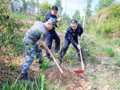 无毒寿乡美！今天，他们在蕉岭栽下一片禁毒林