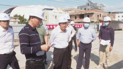 朱少辉调研五华县重点项目推进工作