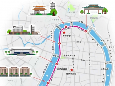 梅州最美跑道将建！打卡攻略都为你做好了，还等啥？跑起来