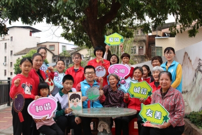 亲身体验乡风文明！梅江区金山街道攀桂坊“益课堂”杠杠滴