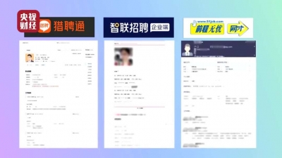 给钱就可随意下载！智联招聘、猎聘等平台简历大量流向黑市
