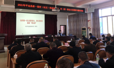 平远县举办履职培训助推“新雁”领航