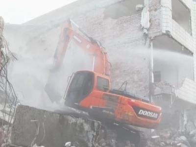 181座房屋全部拆除！梅龙高铁华城镇段进入无障碍施工阶段