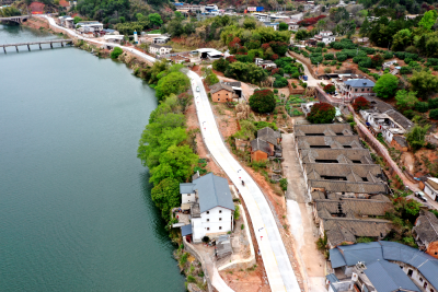 梅县白渡这个路段通车了！沿石窟河百里风景线全线贯通