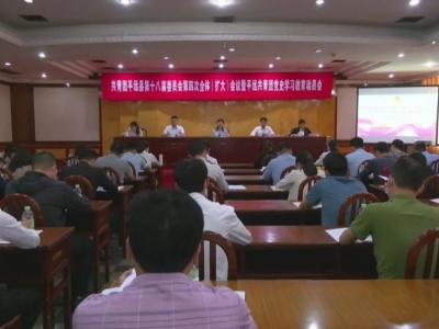 共青团平远县第十八届委员会第四次全体（扩大）会议暨平远共青团党史学习教育动员会会议召开