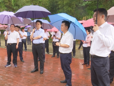 大埔县党政考察团到蕉岭考察交流 携手共推苏区振兴发展