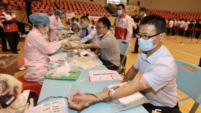 为生命“加油”！梅州近2000名青年撸起袖子献热血