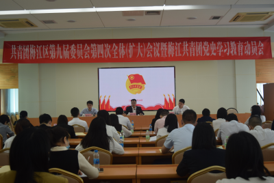 共青团梅江区第九届委员会第四次全体（扩大）会议暨梅江共青团党史学习教育动员会召开