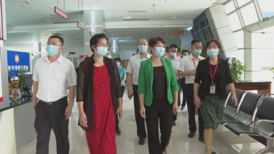 蔡雪嫦率队到平远调研医保工作