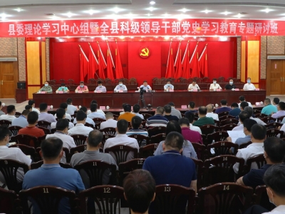 学习动态丨五华县委理论学习中心组暨全县科级领导干部党史学习教育专题研讨班开班