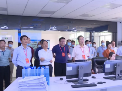 五华县人大常委会组织开展视察县、镇、村污水处理与排放运营工作