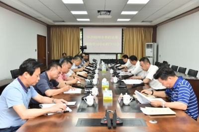 学习动态丨陈俊钦主持召开市委政法委理论中心组学习会：抓好党史学习教育  提升“平安之乡”成色