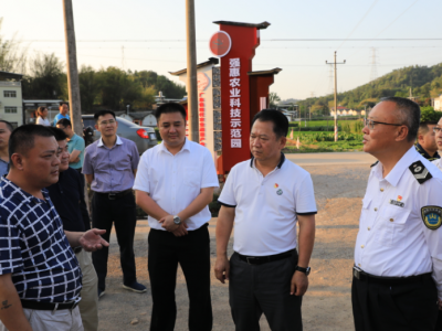 梅江区委书记朱国城到西阳镇调研乡村振兴工作