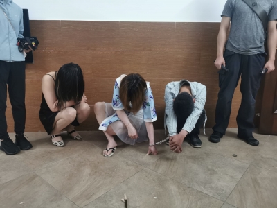 梅州警方捣毁一涉黄窝点，现场抓获21人！