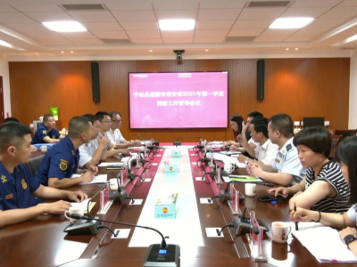 市消安委督导组一行到平远县检查2021年第一季度消防工作