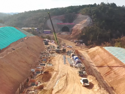 梅龙高铁又有新进展！五华油岭坝3号隧道顺利贯通