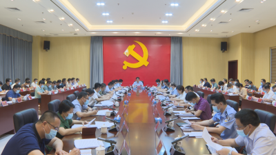 陈伟明主持召开县委党史学习教育领导小组会议