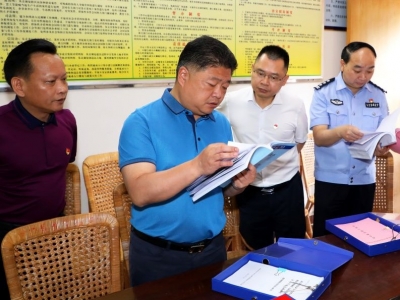 吴晖到五华河东镇、郭田镇调研督导政法队伍教育整顿工作