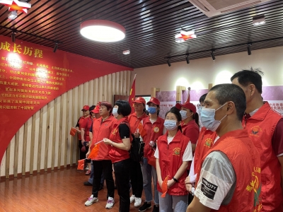 学习动态丨缅怀革命先烈，感悟红色精神！这群志愿者到三圳镇上党课了