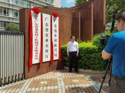 来了！广东省乡村振兴局正式挂牌