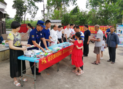 防患于未然！梅江区西阳镇移民新村社区开展社区减灾防灾宣传教育活动 