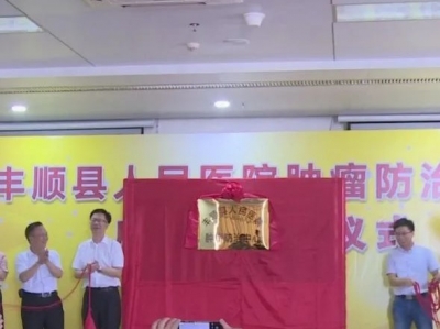 丰顺县人民医院医共体总院肿瘤防治中心成立