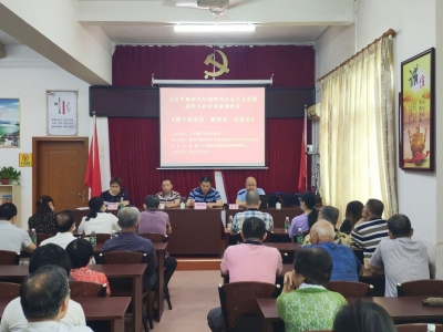 学习动态丨学习百年党史，汲取奋进力量！梅县区扶大高管会举行进社区专题宣讲报告会