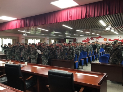 “我是民兵，我宣誓！” 梅江区城北镇举行基干民兵入队宣誓仪式