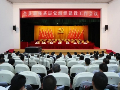 丰顺召开加强基层党组织建设工作会议