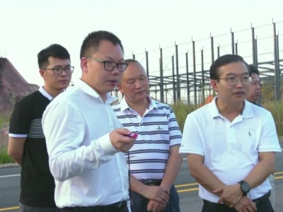 省供销社调研组一行来平远调研冷链物流项目建设