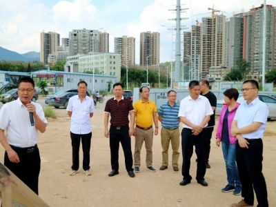 水利部珠江委检查组一行到大埔督查广东梅州高陂水利枢纽工程水土保持工作