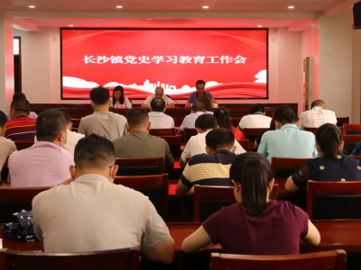 学习动态丨梅江区长沙镇召开党史学习教育工作会议
