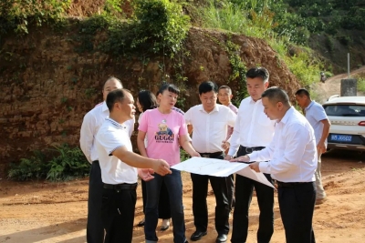 熊锋松到茶阳镇调研垦造水田工作