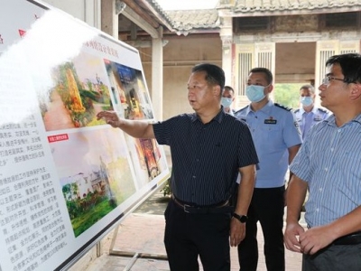 朱国城率队调研乡村振兴和防汛工作：挖掘文化资源 赋能乡村振兴